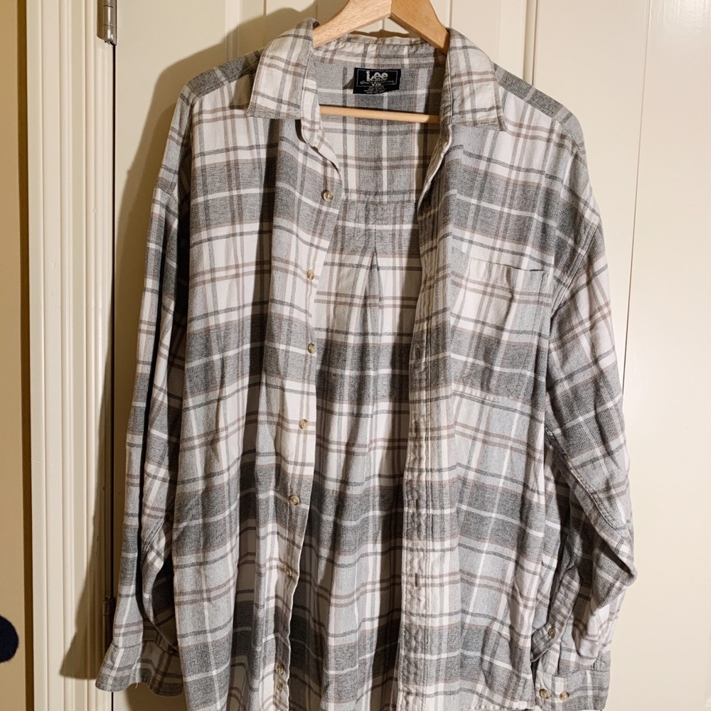 vintage plaid lee flannel